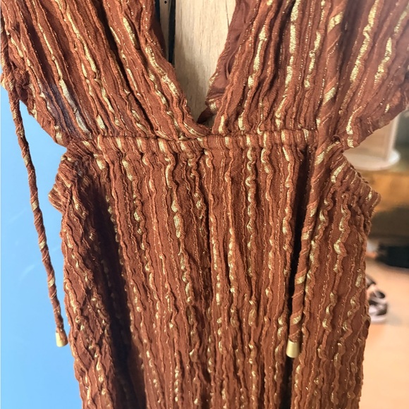 L*Space Brown and Gold Dress - Picture 7 of 8